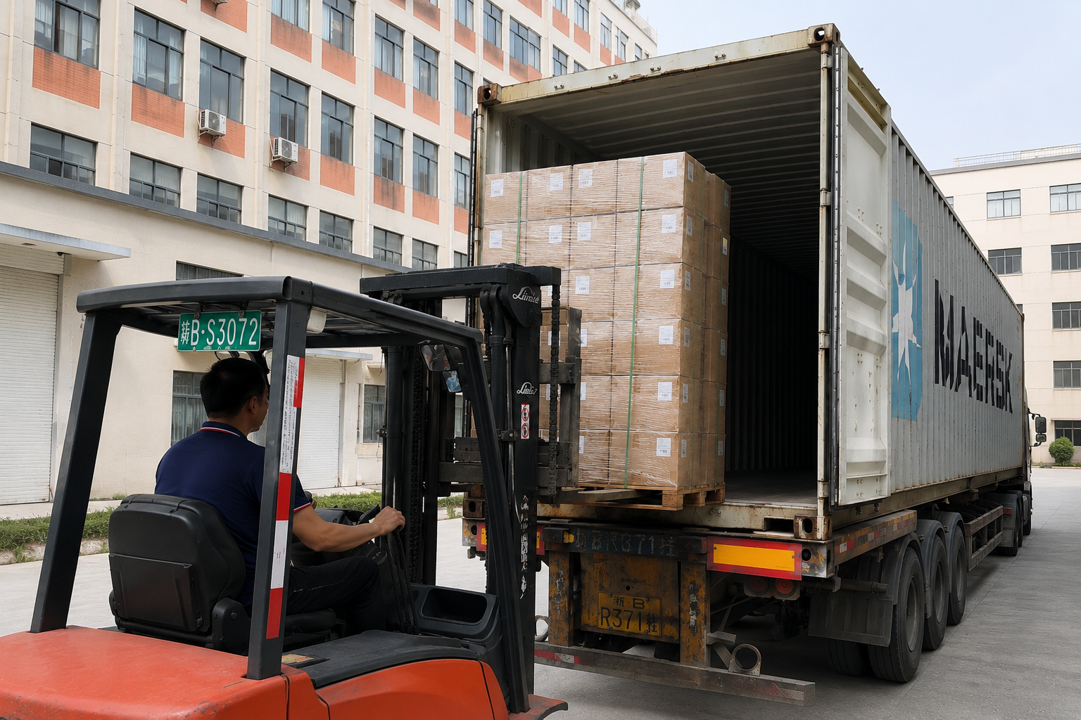 Export packing and shipment from HM Manufacturing