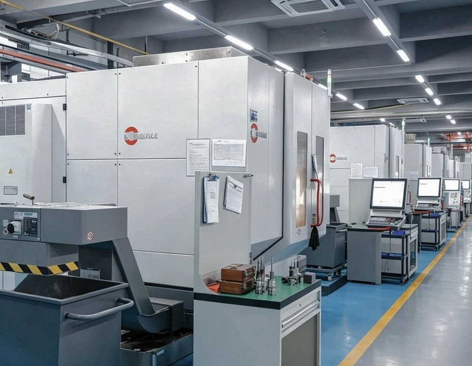 Mold storage hall at the HM Manufacturing plant in Taizhou