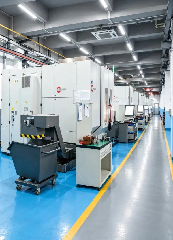 Mold tooling shop with precision machining centers